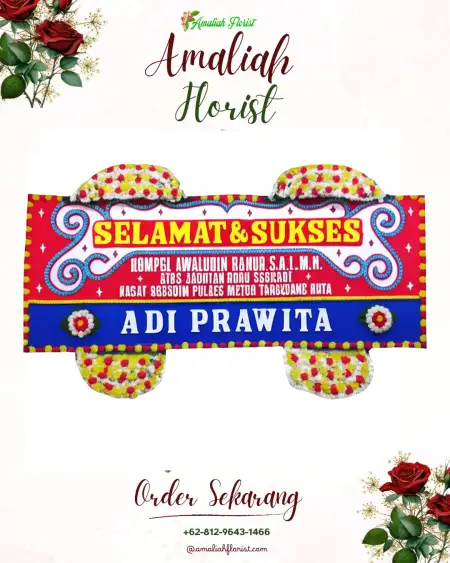 Papan Bunga Ucapan Selamat Cidora